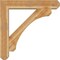 Ekena Millwork Legacy Craftsman Rough Sawn Bracket w/ Offset Brace, Western Red Cedar, 8"W x 42"D x 42"H BKT0806X42X42LEC04RWR - alternate 4